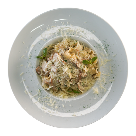 Trattoria Carbonara mutfağından bir tabak