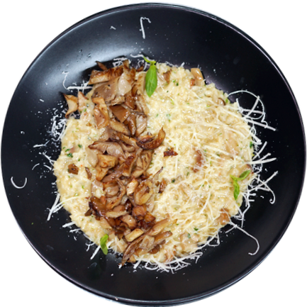 Risotto ai Funghi Porcini e Olio di Tartufo